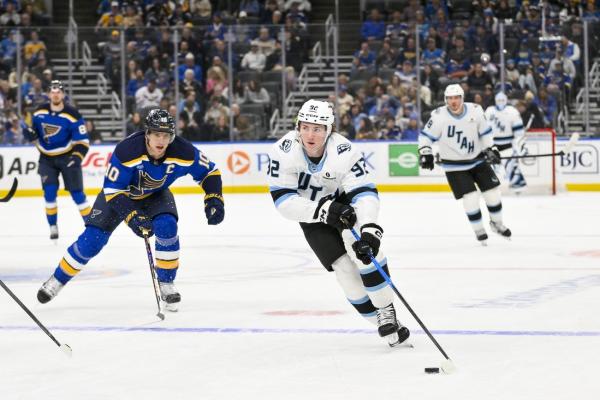 Mammoth F Logan Cooley injured in loss to Blues