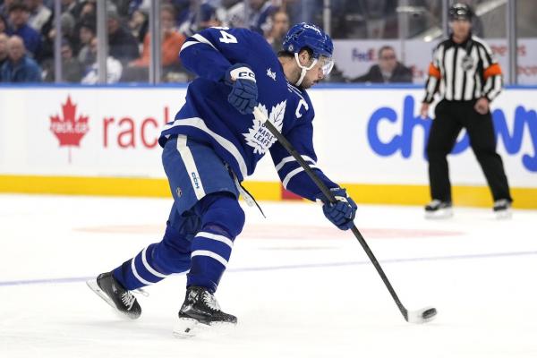 Leafs F Auston Matthews returns to practice; out Tuesday