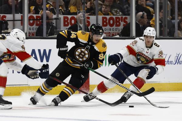 Bruins complete comeback, snap Panthers’ winning streak