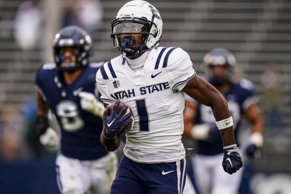 Reports: Utah State star WR Jalen Royals (foot) done for season