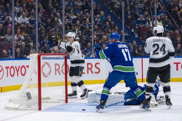 Alex Turcotte’s two tallies take Kings past Canucks