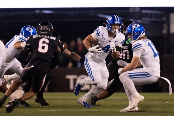 LJ Martin (222 yards), No. 11 BYU run past Cincinnati