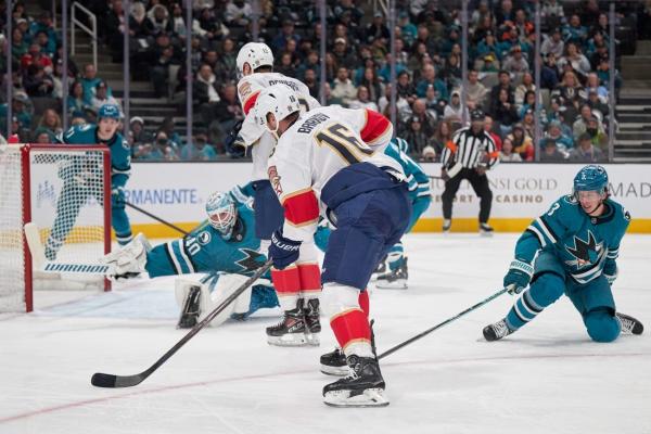 Matthew Tkachuk’s 3-point night leads Panthers past Sharks