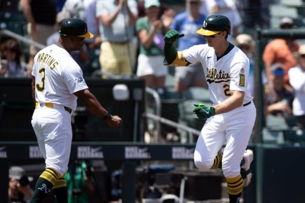 Tyler Soderstrom’s 2 HRs power A’s to 14-3 blowout of Twins