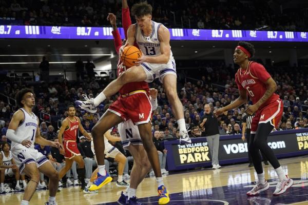 Northwestern’s Nick Martinelli beats OT buzzer, Maryland