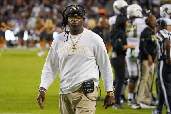Colorado coach Deion Sanders returns to practice after surgery