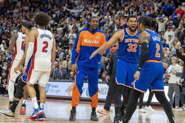 Knicks aim to close out physical series vs. Pistons in Game 5
