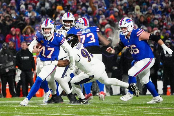 Josh Allen pounds Bills past Ravens, into AFC Championship Game thumbnail