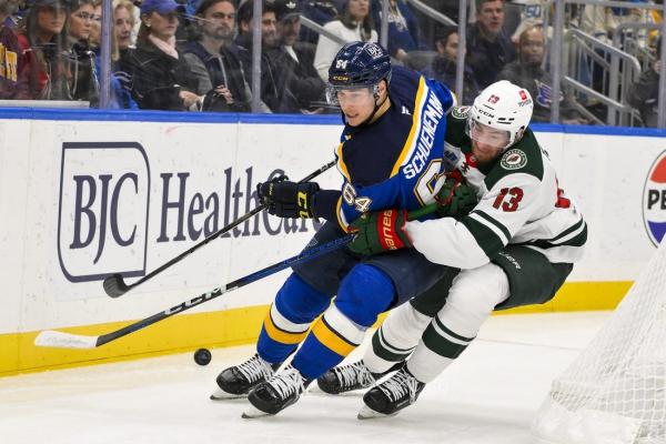 Karill Kaprizov nets pair as Wild defeat Blues