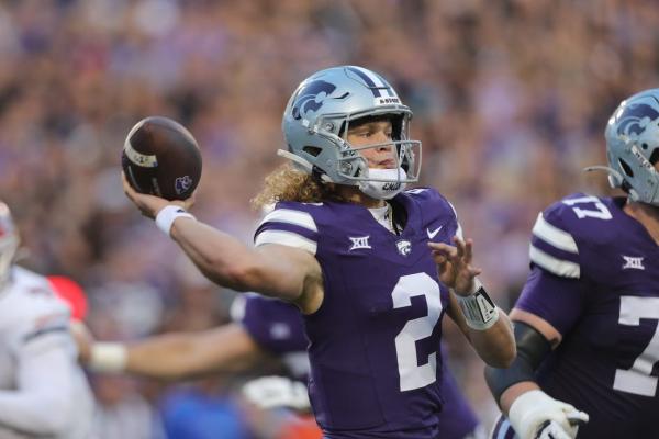 Quarterback Avery Johnson leads No. 14 Kansas State over No. 20 Arizona, 31-7