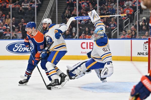 Tuch push: Sabres squander lead but nudge past Oilers in OT