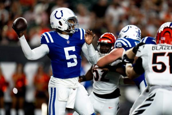 NFL preseason roundup: Coltsâ Anthony Richardson struggles in win over Bengals