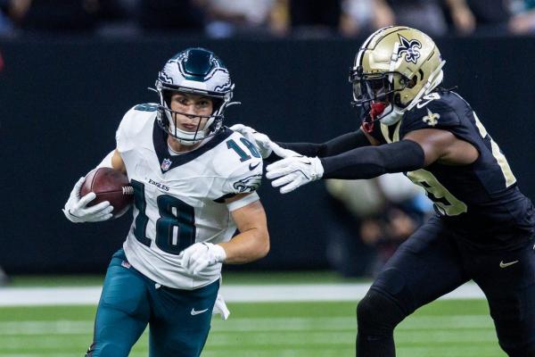 Eagles WR Britain Covey out 6 weeks with broken scapula thumbnail