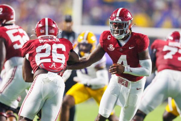 Jalen Milroe, No. 11 Alabama run all over No. 15 LSU in 42-13 win