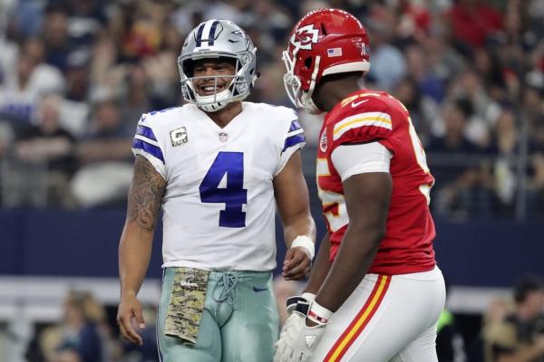 Critical holiday pairing matches climbing Cowboys, Chiefs