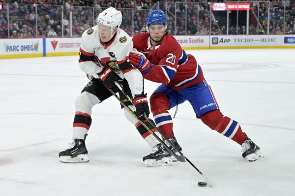 Canadiens pour it on late to down Senators