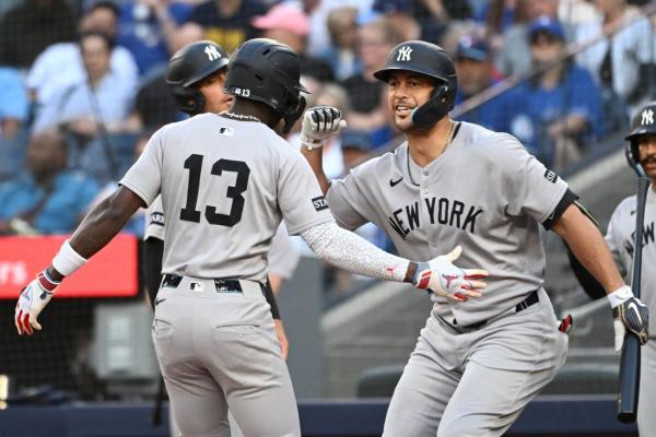 Ben Rice’s ninth-inning blast enables Yankees to stop Jays’ streak