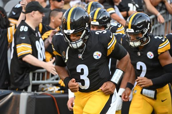 Steelers QB Russell Wilson 'hoping' to play in opener vs. Falcons thumbnail