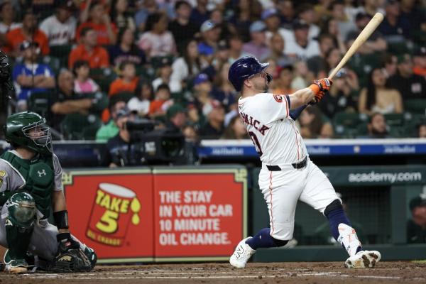 Astros place OF Chas McCormick (oblique) on 10-day IL