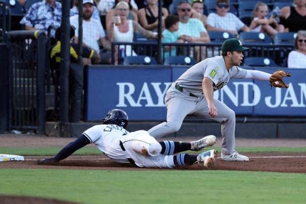 10th-inning sacrifice fly lifts Athletics over Rays