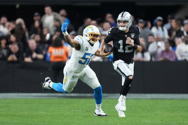 Chargers LB Khalil Mack (elbow) ruled out vs. Raiders