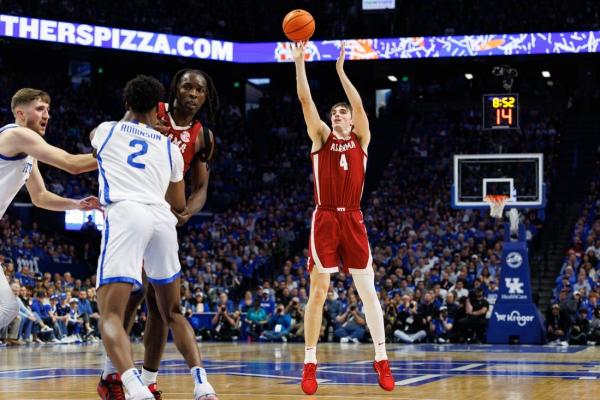 Grant Nelson’s 25 points help No. 4 Alabama top No. 8 Kentucky