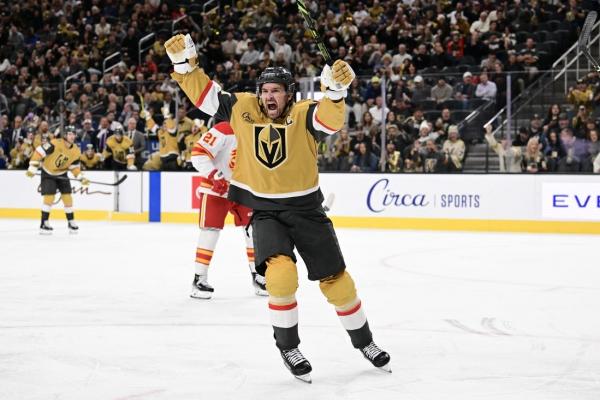 Adin Hill, Golden Knights blank Flames