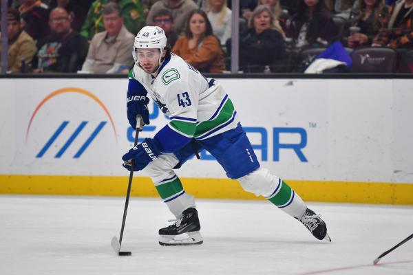 Canucks to host Ducks with Quinn Hughes in question