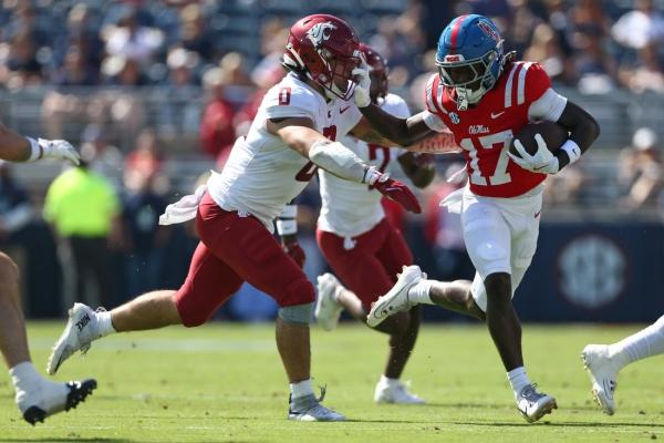 No. 4 Ole Miss holds off Washington State’s upset bid