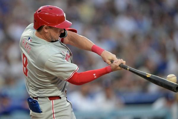 Phillies place OF Austin Hays (hamstring) on 10-day IL thumbnail