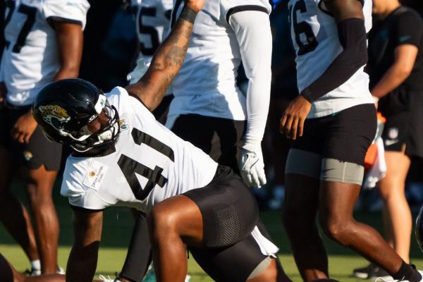 Son healthy, Jaguars DE Josh Hines-Allen reaching for stars with 2025 goals