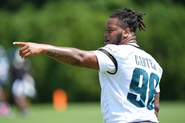 Eagles DT Jalen Carter makes training camp debut