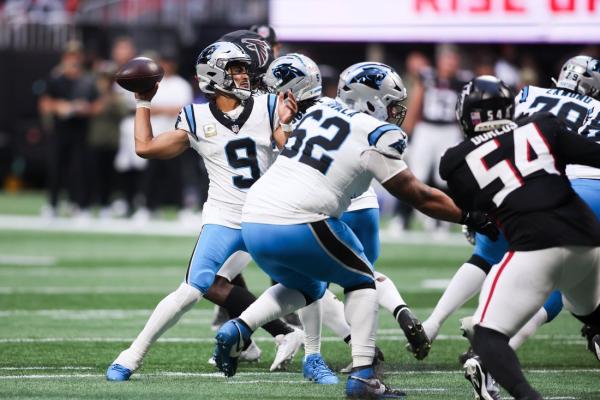 Panthers down Falcons in OT on career day for Bryce Young