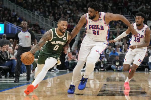 Damian Lillard (43 points), Bucks use 3-point barrage to beat 76ers