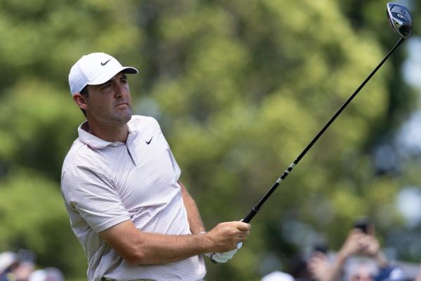 Scottie Scheffler tied for Travelers lead after chasing a 59