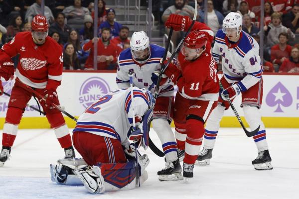 Rangers shut out Red Wings, complete sweep of season series