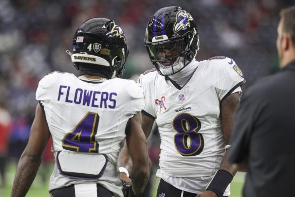 Ravens WR Zay Flowers (knee) day-to-day