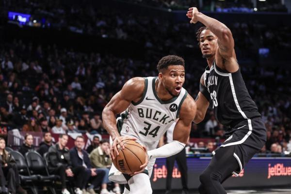 Nets avoid 0-3 with controlling win against Bucks