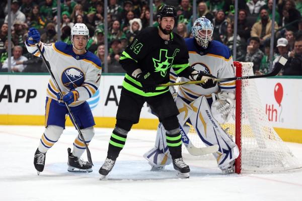 Stars cool off Sabres with 4-2 win