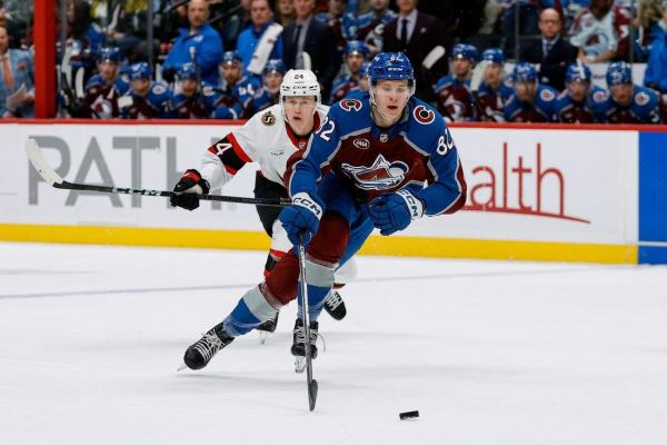 Avs hold off Senators’ late charge for 5th straight win