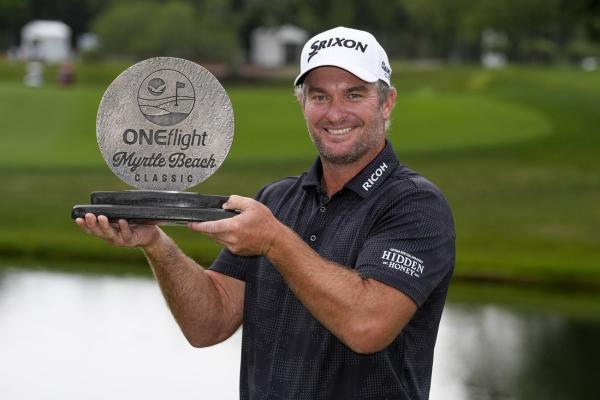 Ryan Fox earns first PGA title with playoff chip-in at Myrtle Beach