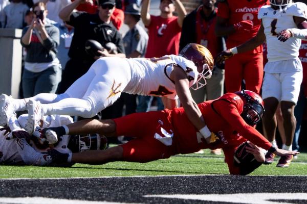 First-half scoring burst carries Cincinnati past Arizona State 24-14