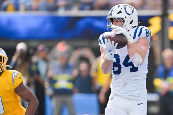 Colts rookie TE Tyler Warren (illness) questionable vs. Texans
