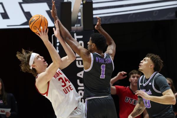 Utah hangs on to clip Kansas St.