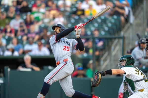 Byron Buxton (5 RBIs), Twins extend A’s skid in rout