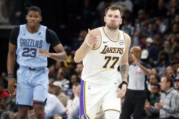 Luka Doncic running the show for Lakers, as Heat arrive in Los Angeles