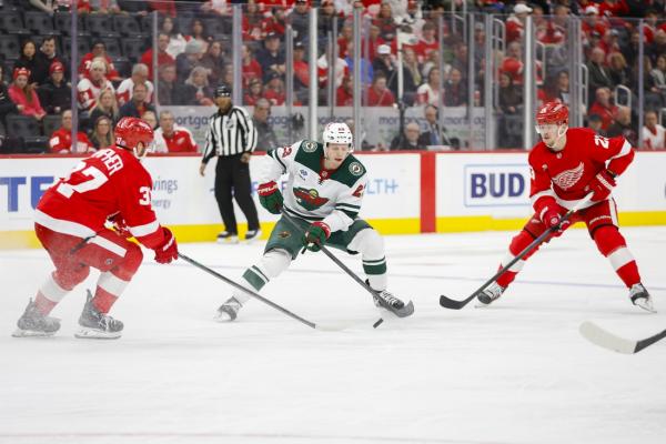 Marco Rossi’s OT winner caps Wild’s comeback vs. Red Wings