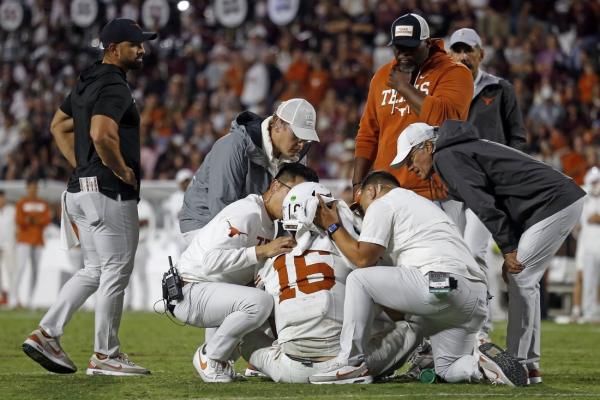 Texas QB Arch Manning (concussion) returns to practice