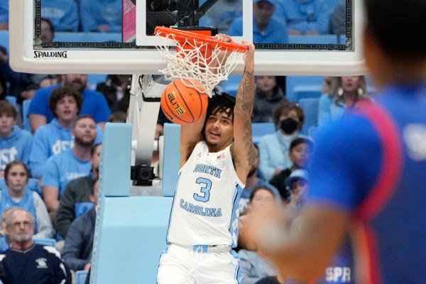 No. 10 UNC hits triple figures in blowout of American