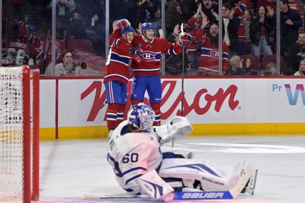 Montreal defensemen dominate as Habs top reeling Leafs